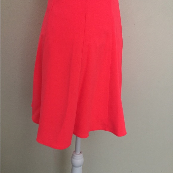 NWT Neon Hot Pink Halter Choker Dress Flare Hot Sexy Party Lovely - Picture 7 of 8
